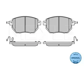 0252405615W MEYLE Комплект тормозных колодок, дисковый тормоз 0252405615W MEYLE Комплект тормозных колодок, дисковый тормоз