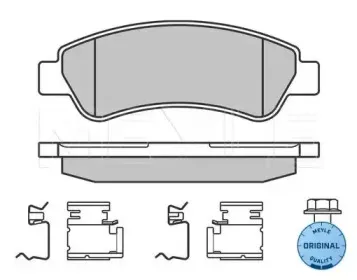 025 244 6519 MEYLE Комплект тормозных колодок, дисковый тормоз 025 244 6519 MEYLE Комплект тормозных колодок, дисковый тормоз