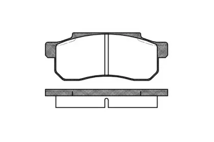 2203.00 ROADHOUSE Комплект тормозных колодок, дисковый тормоз 2203.00 ROADHOUSE Комплект тормозных колодок, дисковый тормоз