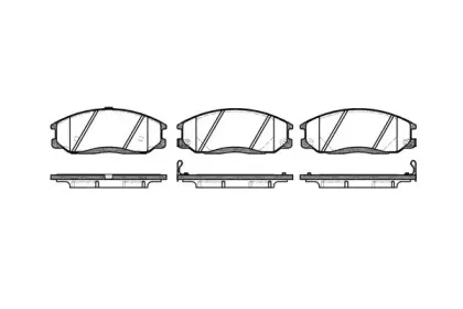 2771.22 ROADHOUSE Комплект тормозных колодок, дисковый тормоз 2771.22 ROADHOUSE Комплект тормозных колодок, дисковый тормоз