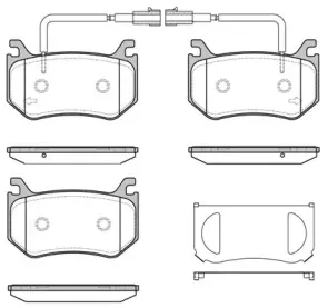 21715.02 ROADHOUSE Комплект тормозных колодок, дисковый тормоз 21715.02 ROADHOUSE Комплект тормозных колодок, дисковый тормоз