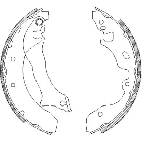 4042.00 ROADHOUSE Комплект тормозных колодок 4042.00 ROADHOUSE Комплект тормозных колодок