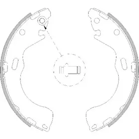 4210.00 ROADHOUSE Комплект тормозных колодок 4210.00 ROADHOUSE Комплект тормозных колодок