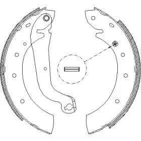 4514.00 ROADHOUSE Комплект тормозных колодок 4514.00 ROADHOUSE Комплект тормозных колодок