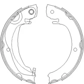 4680.00 ROADHOUSE Комплект тормозных колодок, стояночная тормозная система 4680.00 ROADHOUSE Комплект тормозных колодок, стояночная тормозная система