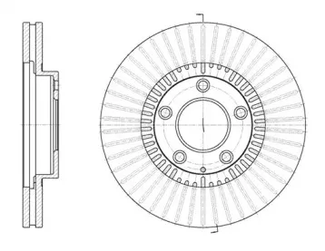 6898.10 ROADHOUSE Тормозной диск 6898.10 ROADHOUSE Тормозной диск