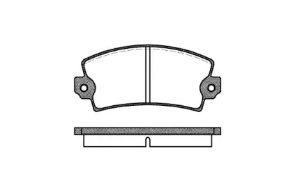 0021.00 REMSA Комплект тормозных колодок, дисковый тормоз 0021.00 REMSA Комплект тормозных колодок, дисковый тормоз