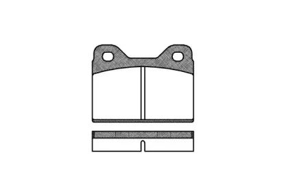 0073.00 REMSA Комплект тормозных колодок, дисковый тормоз 0073.00 REMSA Комплект тормозных колодок, дисковый тормоз