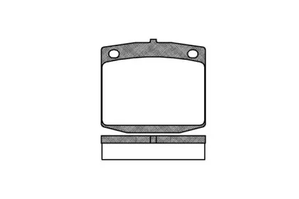 0095.10 REMSA Комплект тормозных колодок, дисковый тормоз 0095.10 REMSA Комплект тормозных колодок, дисковый тормоз