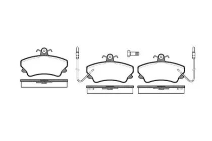 0409.02 REMSA Комплект тормозных колодок, дисковый тормоз 0409.02 REMSA Комплект тормозных колодок, дисковый тормоз
