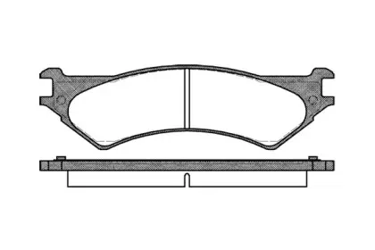 073700 REMSA Комплект тормозных колодок, дисковый тормоз 073700 REMSA Комплект тормозных колодок, дисковый тормоз