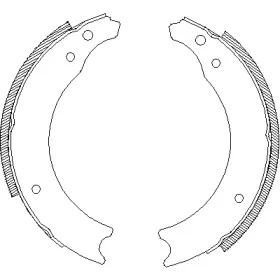 4002.00 REMSA Комплект тормозных колодок 4002.00 REMSA Комплект тормозных колодок