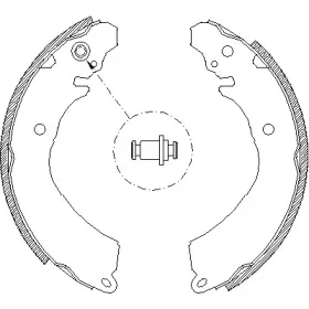 4646.01 REMSA Комплект тормозных колодок 4646.01 REMSA Комплект тормозных колодок
