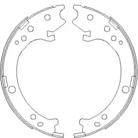 4690.00 REMSA Комплект тормозных колодок, стояночная тормозная система 4690.00 REMSA Комплект тормозных колодок, стояночная тормозная система