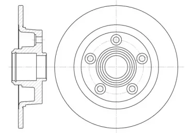 61114.00 REMSA Тормозной диск 61114.00 REMSA Тормозной диск
