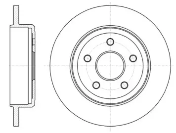 61211.00 REMSA Тормозной диск 61211.00 REMSA Тормозной диск