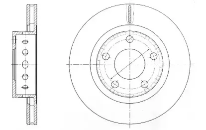 61363.10 REMSA Тормозной диск 61363.10 REMSA Тормозной диск