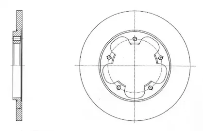 61567.00 REMSA Тормозной диск 61567.00 REMSA Тормозной диск