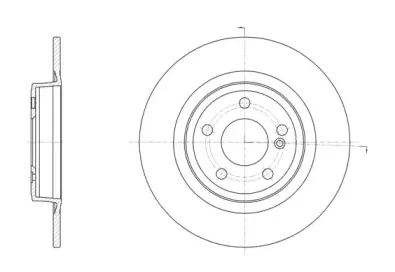 61578.00 REMSA Тормозной диск 61578.00 REMSA Тормозной диск