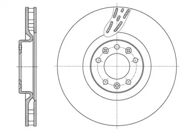 61627.10 REMSA Тормозной диск 61627.10 REMSA Тормозной диск