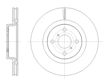 61656.10 REMSA Тормозной диск 61656.10 REMSA Тормозной диск