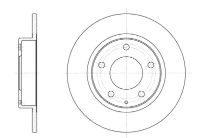 6206.00 REMSA Тормозной диск 6206.00 REMSA Тормозной диск