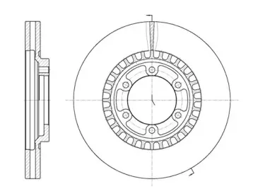6669.10 REMSA Тормозной диск 6669.10 REMSA Тормозной диск
