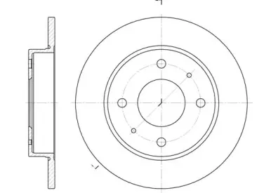 6879.00 REMSA Тормозной диск 6879.00 REMSA Тормозной диск