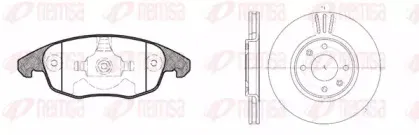81248.00 REMSA Комплект тормозов, дисковый тормозной механизм 81248.00 REMSA Комплект тормозов, дисковый тормозной механизм