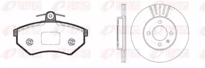 8134.01 REMSA Комплект тормозов, дисковый тормозной механизм 8134.01 REMSA Комплект тормозов, дисковый тормозной механизм