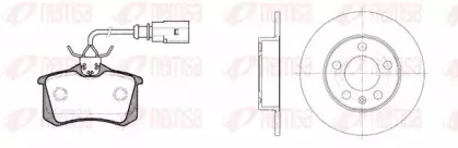 8263.10 REMSA Комплект тормозов, дисковый тормозной механизм 8263.10 REMSA Комплект тормозов, дисковый тормозной механизм