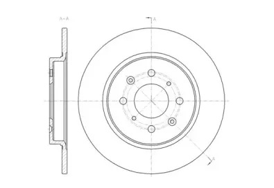 61461.00 REMSA Тормозной диск 61461.00 REMSA Тормозной диск