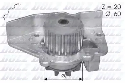 N406 DOLZ Водяной насос N406 DOLZ Водяной насос
