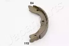 GF-115AF JAPANPARTS Комплект тормозных колодок, стояночная тормозная система GF-115AF JAPANPARTS Комплект тормозных колодок, стояночная тормозная система