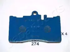 PA-274AF JAPANPARTS Комплект тормозных колодок, дисковый тормоз PA-274AF JAPANPARTS Комплект тормозных колодок, дисковый тормоз