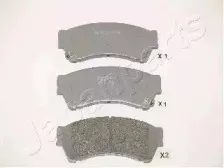 PA-346AF JAPANPARTS Комплект тормозных колодок, дисковый тормоз PA-346AF JAPANPARTS Комплект тормозных колодок, дисковый тормоз