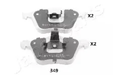 PA-349AF JAPANPARTS Комплект тормозных колодок, дисковый тормоз PA-349AF JAPANPARTS Комплект тормозных колодок, дисковый тормоз