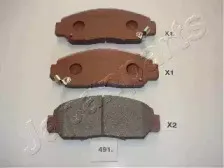 PA-491AF JAPANPARTS Комплект тормозных колодок, дисковый тормоз PA-491AF JAPANPARTS Комплект тормозных колодок, дисковый тормоз