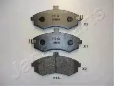 PA-H13AF JAPANPARTS Комплект тормозных колодок, дисковый тормоз PA-H13AF JAPANPARTS Комплект тормозных колодок, дисковый тормоз