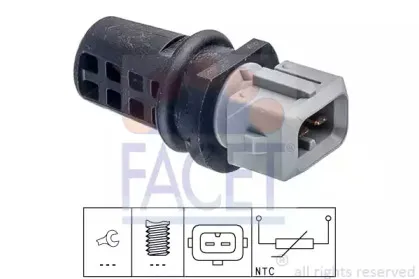 10.4034 FACET Датчик, температура впускаемого воздуха 10.4034 FACET Датчик, температура впускаемого воздуха