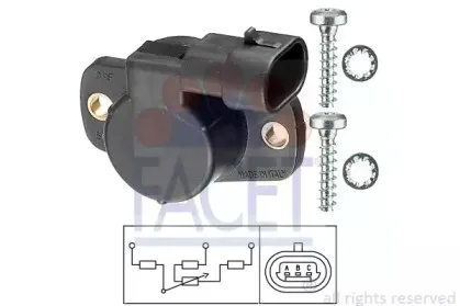 10.5093 FACET Датчик, положение дроссельной заслонки 10.5093 FACET Датчик, положение дроссельной заслонки