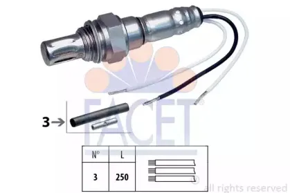 107005 FACET Лямбда-зонд 107005 FACET Лямбда-зонд