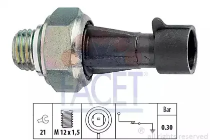 7.0097 FACET Датчик давления масла 7.0097 FACET Датчик давления масла