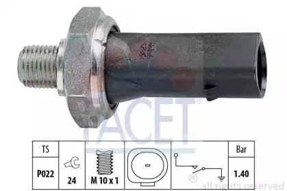 7.0135 FACET Датчик давления масла 7.0135 FACET Датчик давления масла
