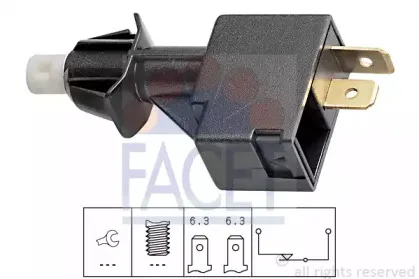 7.1060 FACET Выключатель фонаря сигнала торможения 7.1060 FACET Выключатель фонаря сигнала торможения