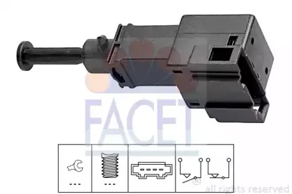 7.1151 FACET Выключатель фонаря сигнала торможения 7.1151 FACET Выключатель фонаря сигнала торможения