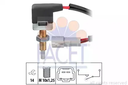 7.1167 FACET Выключатель, привод сцепления (Tempomat) 7.1167 FACET Выключатель, привод сцепления (Tempomat)