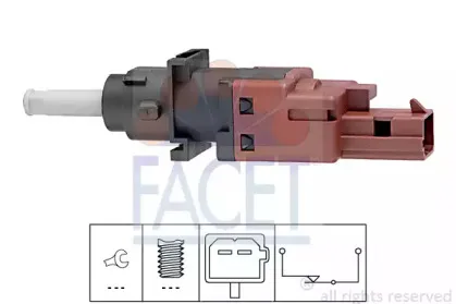 7.1170 FACET Выключатель, привод сцепления (Tempomat) 7.1170 FACET Выключатель, привод сцепления (Tempomat)