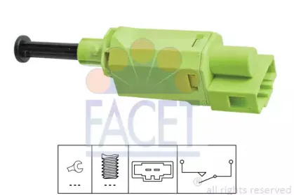 7.1198 FACET Выключатель, привод сцепления (Tempomat) 7.1198 FACET Выключатель, привод сцепления (Tempomat)