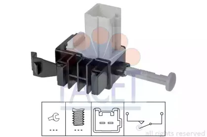 7.1266 FACET Выключатель, привод сцепления (Tempomat) 7.1266 FACET Выключатель, привод сцепления (Tempomat)